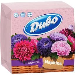 Бумажные салфетки Чудо 24х24 см розовые 100 шт.