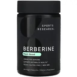 Берберин Sport Research Berberine 1000 мг 120 веганських капсул