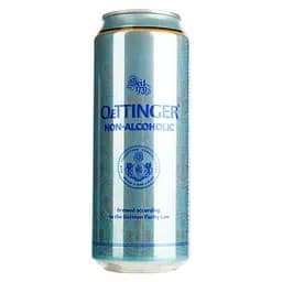 Пиво безалкогольное Oettinger Alkoholfrei светлое 0% ж/б 0.5 л