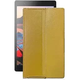 Чохол StatusCASE з екошкіри для планшету Lenovo Tab 3 Plus TB-8703X Золотий