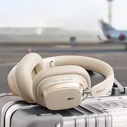 Накладні бездротові навушники Baseus Bowie H1s Noise-Cancellation (A00075301) Stellar White - мініатюра 2