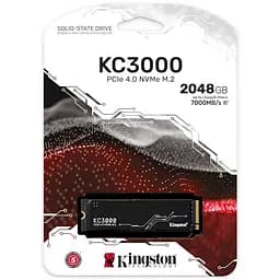 Накопичувач SSD Kingston m.2 NVMe 2TB KC3000 (SKC3000D/2048G) - мініатюра 3