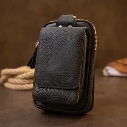 Сумка унісекс на пояс на одне відділення Vintage 11х17х3,5 см sum0013979 - мініатюра 6