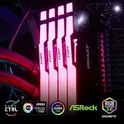 Модуль пам'яті Kingston Fury DDR5 16GB 6000MHz Beast RGB EXPO (KF560C30BBEA-16) - мініатюра 4