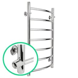 Водяна рушникосушка Laris Класік П7 400x700 бокове підключення 71207593, Хром