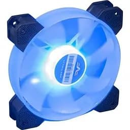 Вентилятор 120 мм Frime Iris чорний 120х120х25 мм синій LED підсвічування (12 LED) 1030 об/хв 23.4 дБ(А) 3-pin + Molex