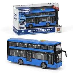 Автобус інерційний зі світлом і звуком (в асортименті)