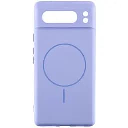 Чохол Silicone Cover Lakshmi Full Camera (AA) with MagFit для Google Pixel 8 Pro Бузковий / Dasheen