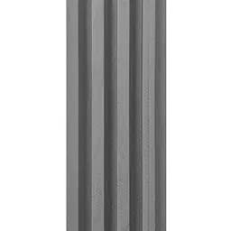 Рейка декоративна Wall Sticker WPC стінова 3000х160х23 мм Вугілля SW-00001534 - мініатюра 5
