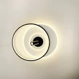Стельова дизайнерська люстра LED Line.F MJ 50-500 BK+WT - мініатюра 4
