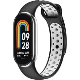 Ремінець Becover Vents Style для Xiaomi Mi Smart Band 9 Black-White (711985)