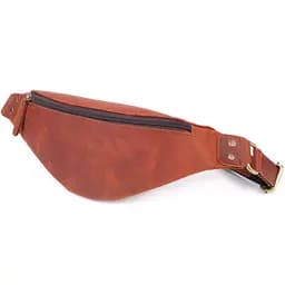 Чоловіча практична бананка із натуральної вінтажної шкіри SHVIGEL 29х11х4,5 см sum0027469