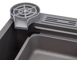 Кухонна мийка Kroner KRP Schwarze - SET7545NG PVD (3.0/0.8 мм) (CV033806) - мініатюра 5