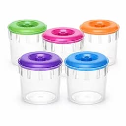 Органайзер ємність контейнер для зберігання сипких продуктів 1 л, набір 5 шт. 88386