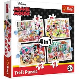 Пазли Trefl Мінні та друзі 4 в 1