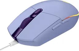 Миша комп'ютерна Logitech G203 Gaming Lightsync RGB Lilac (910-005851) - мініатюра 2