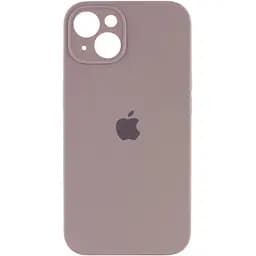 Чехол Silicone Case Full Camera Protective AA для iPhone 13 6.1" Серый / Lavender