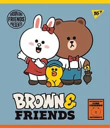 Зошит Yes Line Friends А5 в лінійку 12 аркушів (766806) - мініатюра 2