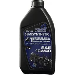 Олива моторна Virok Semisynthetic 4T SAE 10W-40 для чотиритактних двигунів напівсинтетична 1 л (20V702)