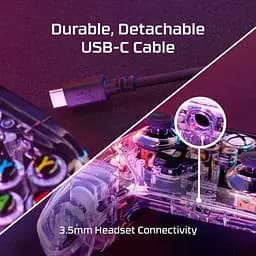 Геймпад HyperX Clutch Gladiate RGB for PC/Xbox Clear (7D6H2AA) - мініатюра 7