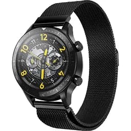 Ремінець міланська петля для BeWatch Realme Watch S Pro 22 мм Чорний (1020201.A24)