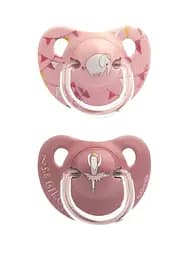 Пустушка силіконова Suavinex Феєричні історії, 18+ міс., 2 шт., рожевий (303886)