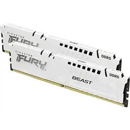 Модуль пам'яті Kingston Fury DDR5 64GB (2x32) 5200MHz Beast White EXPO (KF552C36BWEK2-64)