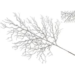 Ветка декоративная 72 см Искусственные материалы для декора и флористики Серебряный