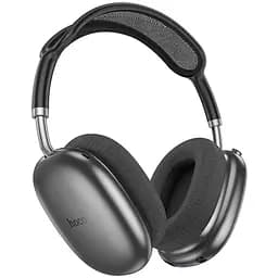 Бездротові навушники Hoco W55 Plus, накладні, ANC, BT5.4, AUX, 800mAh, 90h, deep space gray