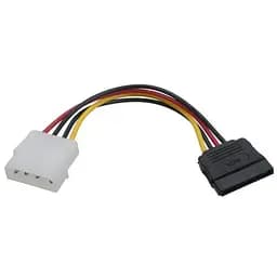 Переходник питания Molex (M) - SATA (F), 15 см, Patron (CAB-SATA-HDD)