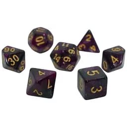 Набор кубиков Galaxy 7 Dice Set - Dark purple , 7 шт. (g7dgala04)