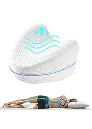 Ортопедична подушка для ніг Contour Leg Pillow з ефектом пам'яті під коліна та стегна 23х23х14,5 см - мініатюра 6