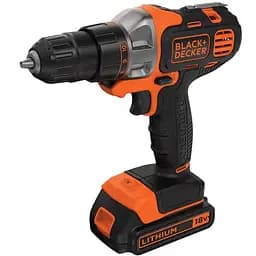 Дриль-шурупокрут Black+Decker MT218K 18 В 1.5 Ah безударний (MT218K)