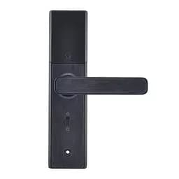 Замок біометричний автономний Trinix TRL-5108BTF Black Left з Bluetooth, зчитувачем відбитків пальців і карт Mifare (65-00028)