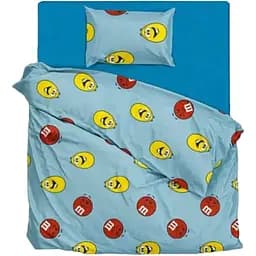 Комплект дитячої постільної білизни OldBro M&M, односпальне 105x140 см, бязь Arabeska