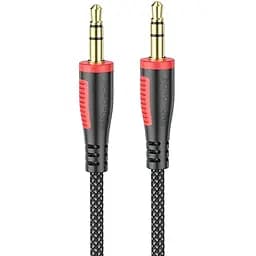 Кабель адаптер аудио 3.5 - 3.5 мм 2 м Borofone BL14 черный