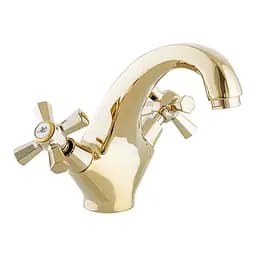 Смеситель для умывальника Mixxus Premium Retro Gold-161 MI5848 Золотой