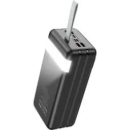 Зовнішній акумулятор Hoco J86B Electric 60000mAh 22.5W Black (771742) [101157] - мініатюра 2