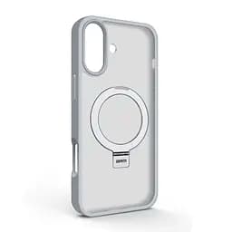 Чехол для Apple iPhone 16 Plus, Unit Stand, серый, MagSafe, противоударный защитный чехол-панель с подставкой, поддержкой магнитных держателей и беспроводной зарядки, защита всего корпуса, силикон + поликарбонат, ArmorStandart (ARM78731)