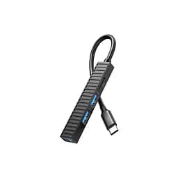 Концентратор XO USB-C 4-in-1 порти XO HUB014B.black (HUB014B.black) - мініатюра 3