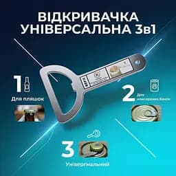 Відкривачка універсальна 3в1 - мініатюра 2