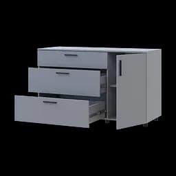 Комод Doros Торн Сірий 3Ш/1Д 135х51.6х80 (41510183) - мініатюра 3