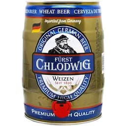 Пиво Furst Chlodwig Weizen світле нефільтроване 5.3% 5 л