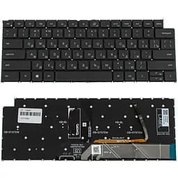 Клавіатура для ноутбука DELL (Vostro: 5310, 5320) рос, чорний, підсвітка клавіш, без фрейму