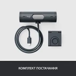 Веб-камера Logitech Brio 500 Graphite (960-001422) - мініатюра 10