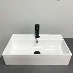 Умивальник VBI Tavernola white накладний VBI-015506, Білий - мініатюра 3