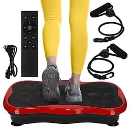 Виброплатформа для тренировок 4FIZJO Ultra+ с пультом и эспандерами 4FJ0593 (P-5905973401531)