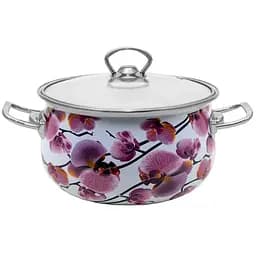 Кастрюля Idea Home Orchid 2237 с крышкой, 18 см, 2.9 л (6832897)