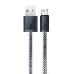 Кабель Baseus для iPhone 14, 13, 12, 11 - USB - Lightning 1 m (CALD000416) сірий