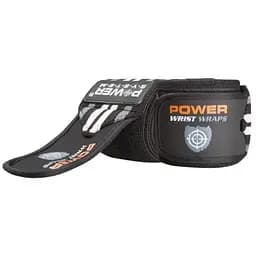 Бинти для зап'ясть (кистьові бинти) Power System PS-3500 Wrist Wraps Grey/Black (пара) (PS-3500_Grey-Black)